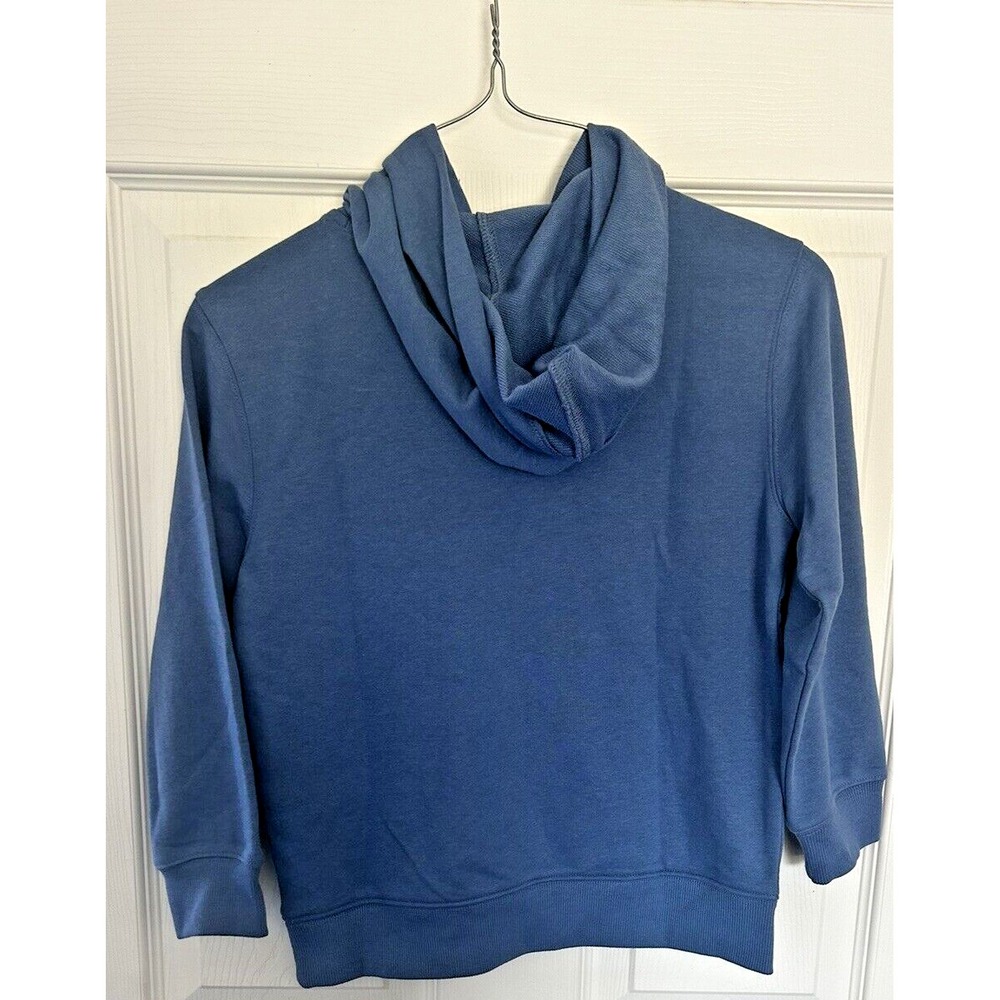 Gap Kids Hooded Sweatshirt Hoodie Unisex Girls Boys Small 6/7 Dutch Blue BxOO - Picture 5 of 6